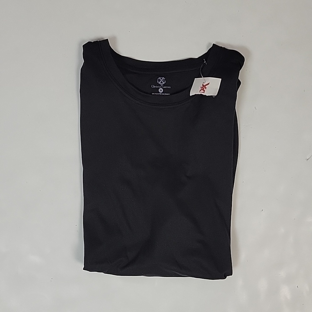 Christian LaCroix  Men's black short sleeve t shirt new quiet luxury
